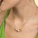 Colar Curto Dourado com Pingentes Retangulares Dourado e Prata - CO01011335MBSF